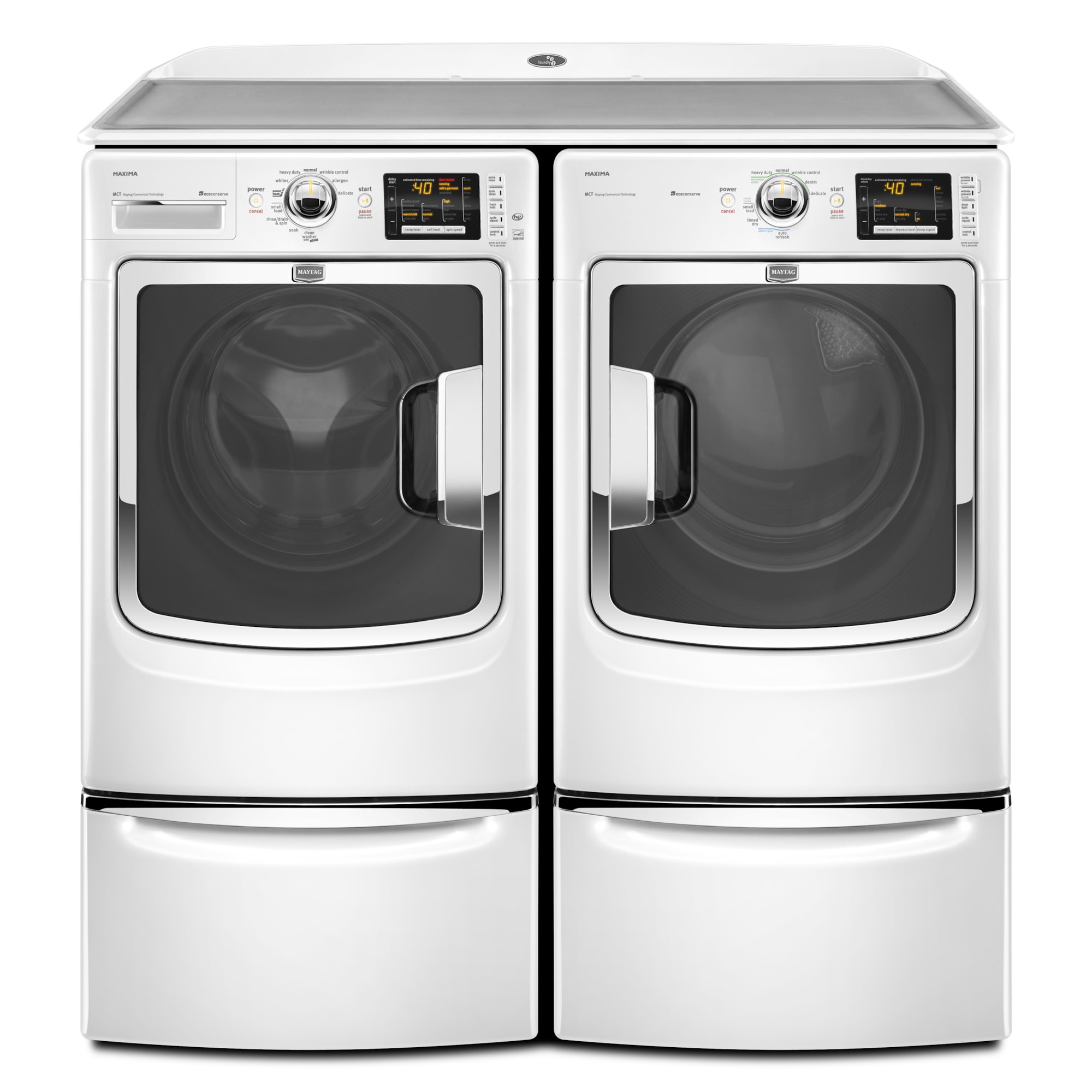 Maytag MGD6000XW 7.4 Cu. Ft. Maxima® HighEfficiency FrontLoad Gas